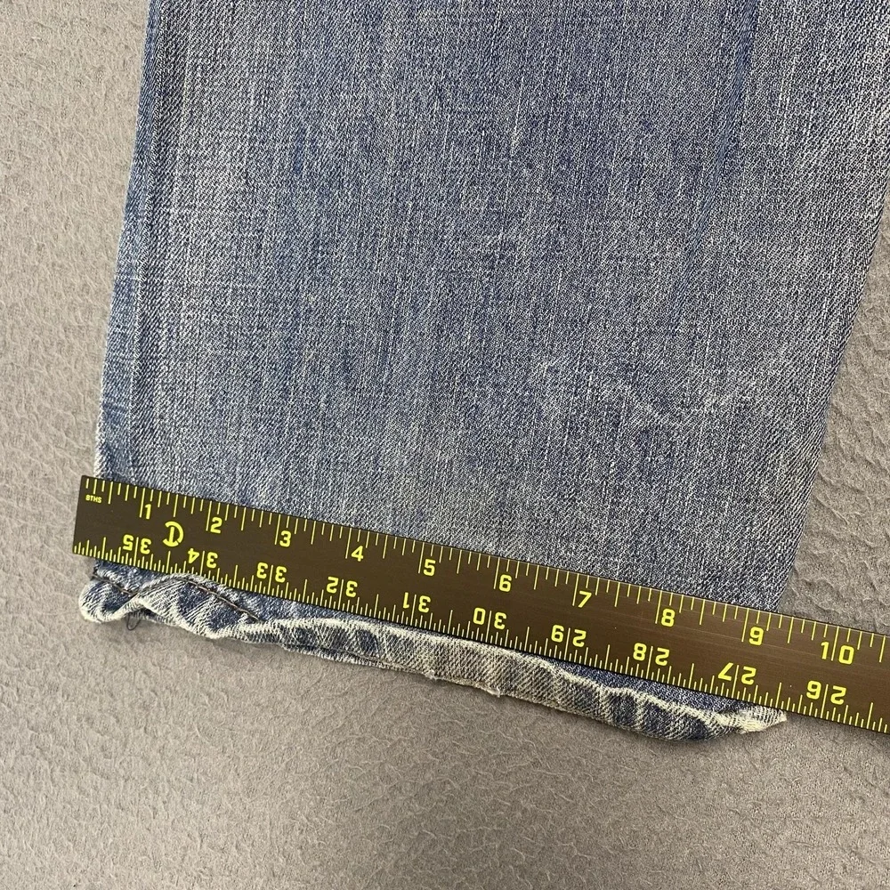 VTG Levis 527 Jeans Mens 32x34 Blue Low Bootcut Denim Medium Wash Cotton y2k